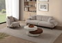 Atelier Del Sofa Wing Chair Bonjo Walnut - Beige